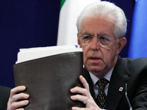 Bruxelles, Monti non si sbilancia sul suo futuro