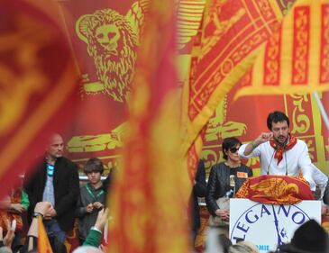 Verona, la manifestazione della Lega per i secessionisti 3
