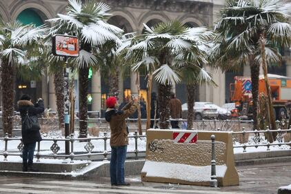 La neve imbianca Milano 10
