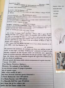 Testamento Berlusconi, le foto degli scritti olografi del Cavaliere 3