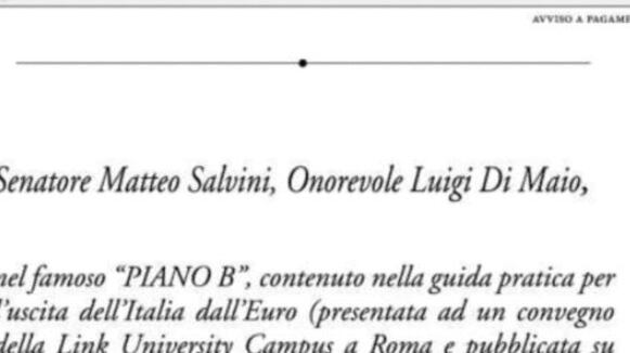 Lupo Rattazzi, rampollo Agnelli, compra pagina su Repubblica e attacca Salvini e Di Maio