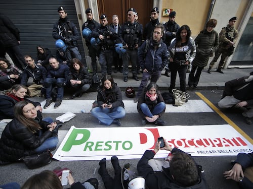 La disoccupazione giovanile ha sfondato la soglia del 40%