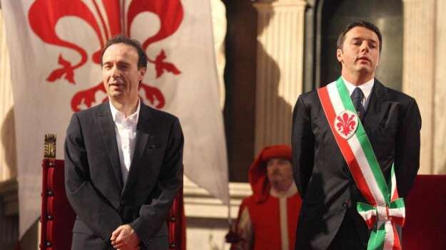 Benigni con Renzi nel docufilm su Firenze? L'agente smentisce