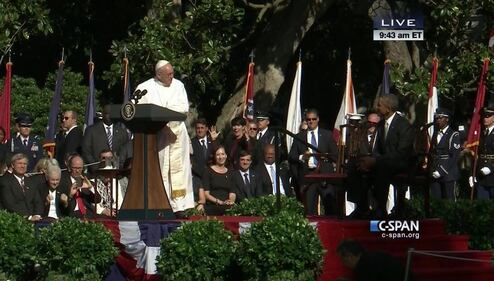 Papa Francesco in visita alla Casa Bianca 1