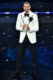 Ibrahimovic alla finale di Sanremo 2021 2