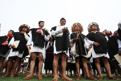 Messa del Papa con gli indigeni 14