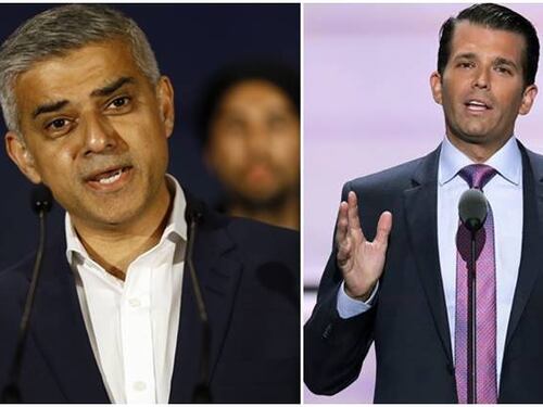 Il figlio di Trump attacca il sindaco di Londra Khan