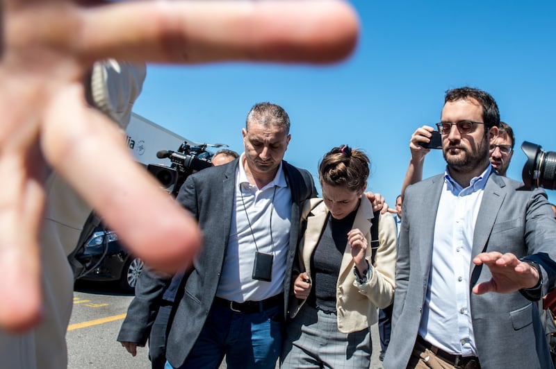 Amanda Knox atterra a Milano: il ritorno in Italia 3