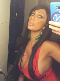 Marika Fruscio tifa con "il cuore" 4