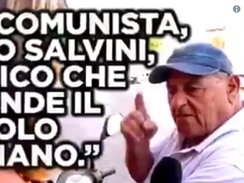 "Sono comunista, ma oggi voto Salvini: è l'unico che ci difende"