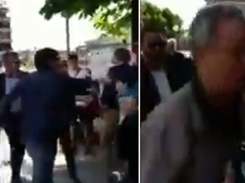 Conte aggredito da un no vax: colpito al volto in piazza durante un evento a Massa