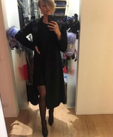 Federica Pellegrini sexy in nero 1