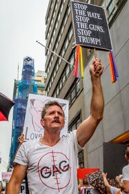 New York, manifestazioni sotto la Trump Tower 13