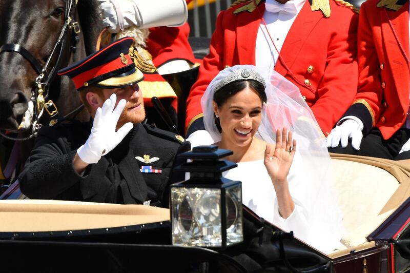 Royal Wedding: il giro in carrozza di Harry e Meghan 1