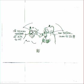 La vignetta del giorno: Galli  in vacanza  non fa sconti neanche ai parenti 1