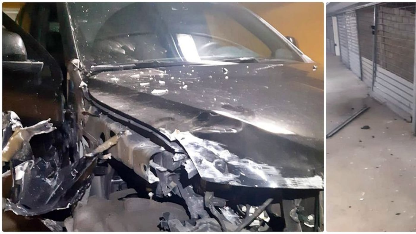 Ubriaco distrugge auto e parcheggio interrato a Sanremo