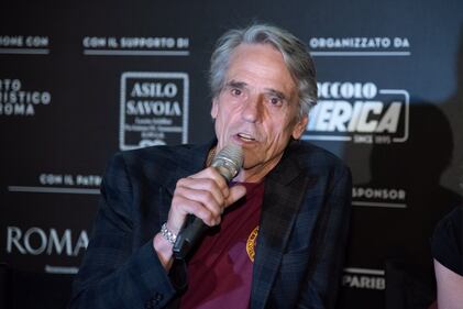 Jeremy Irons al Cinema America in solidarietà dei ragazzi aggrediti di Roma 2