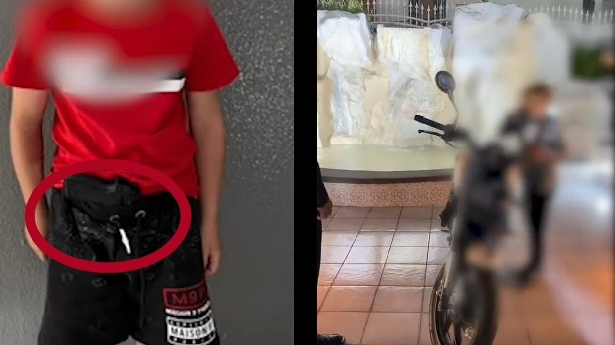A 9 anni pistola in tasca e moto per la comunione