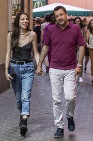 Matteo Salvini insieme alla fidanzata Francesca 1
