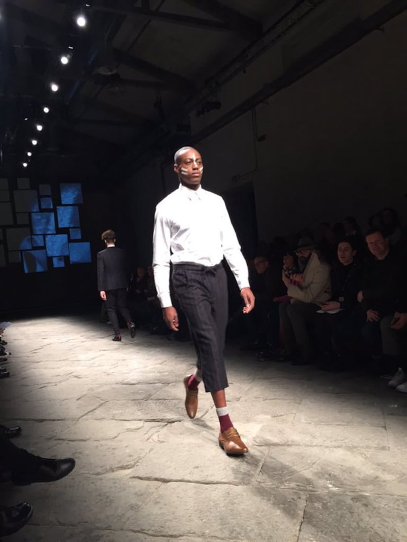 Pitti Uomo, profughi in passerella 1