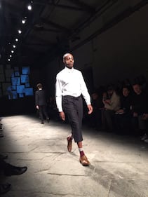 Pitti Uomo, profughi in passerella 1