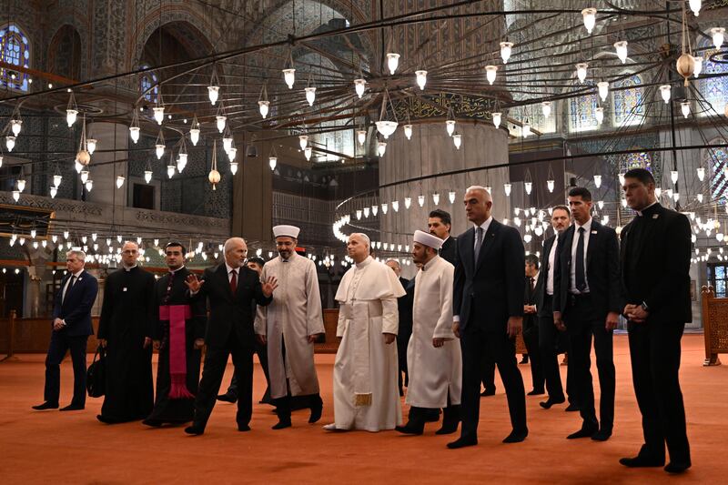Papa Leone XIV alla Moschea Blu: le foto 3
