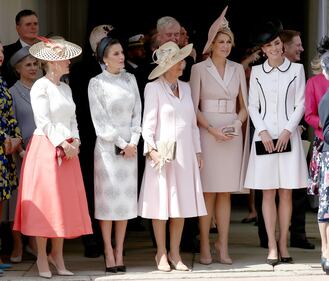 Kate Middleton alla parata per l'Ordine della Giarrettiera: foto 9
