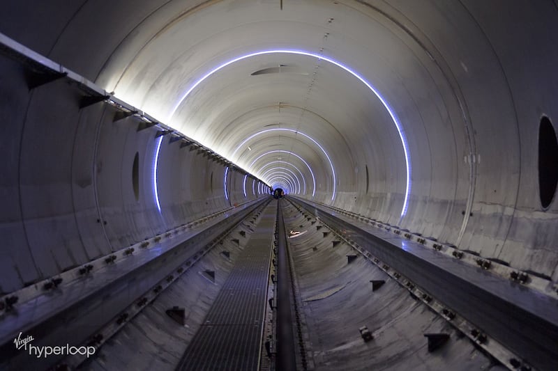 Tubo prototipo di Virgin Hyperloop