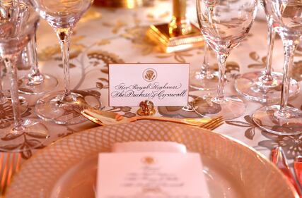 il Presidente Trump e la cena di gala alla Winfield House 8