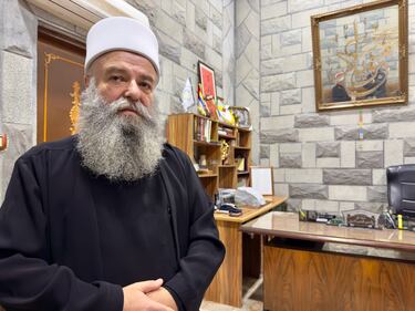 Sheik druso di Sweida Yousu al Jalbour