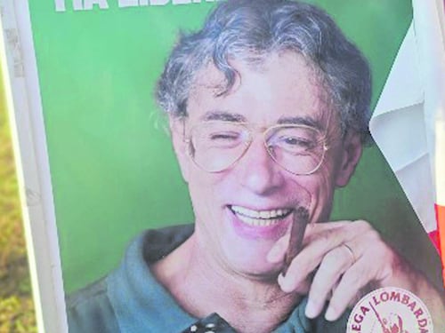 Ulivo e acqua del Po, la cerimonia per Bossi