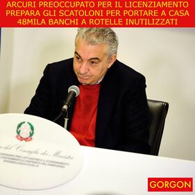 Ecco la satira del giorno. Arcuri preoccupato 1