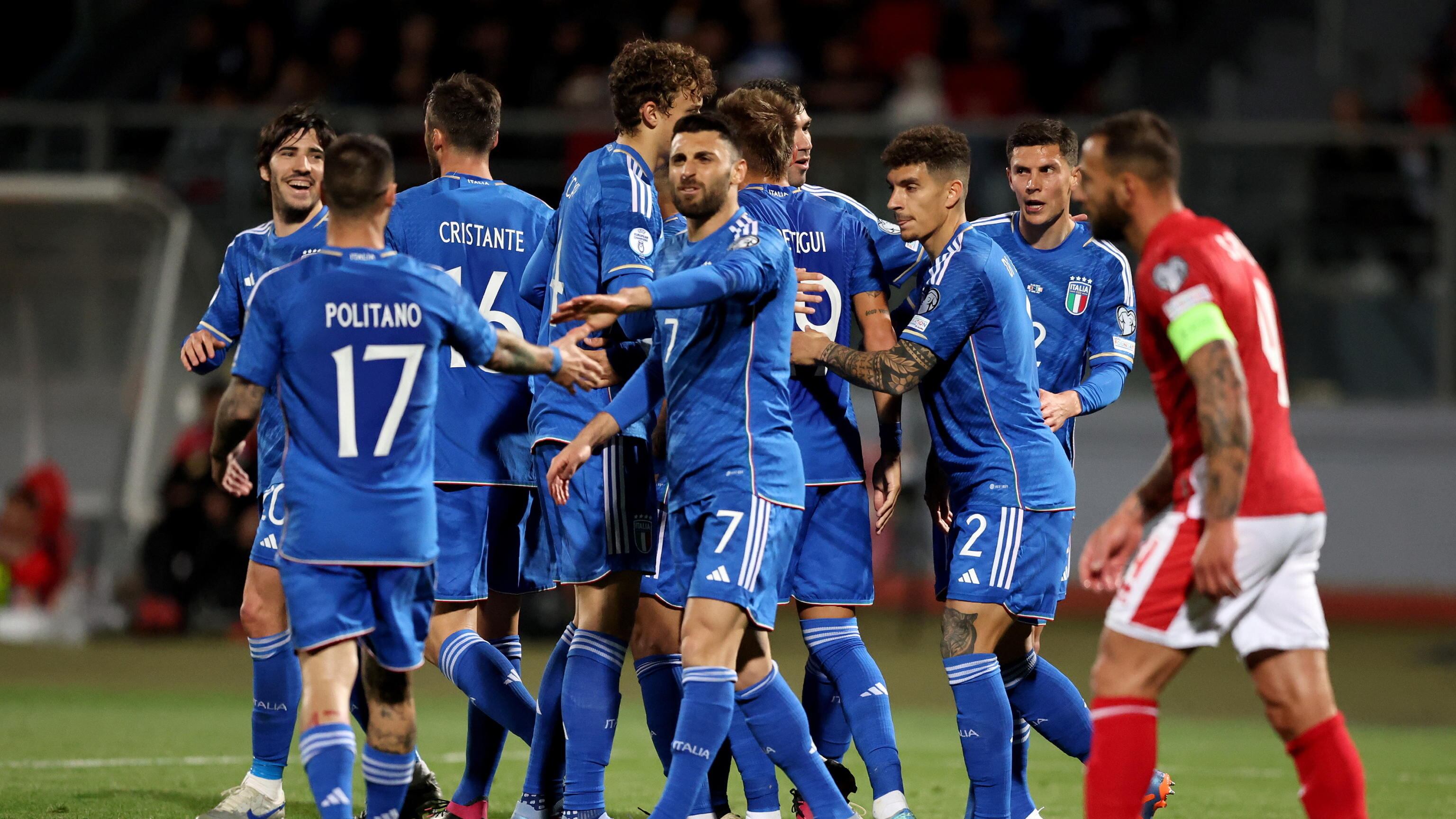 Italia non bella ma concreta: Retegui-Pessina, con Malta è 2-0