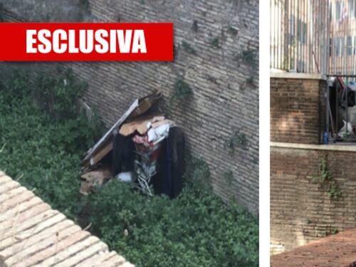 Castel Sant'Angelo è assediato da rifiuti, degrado e clandestini