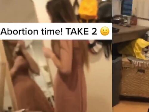Un aborto "a tempo di musica": il video choc finisce sui social