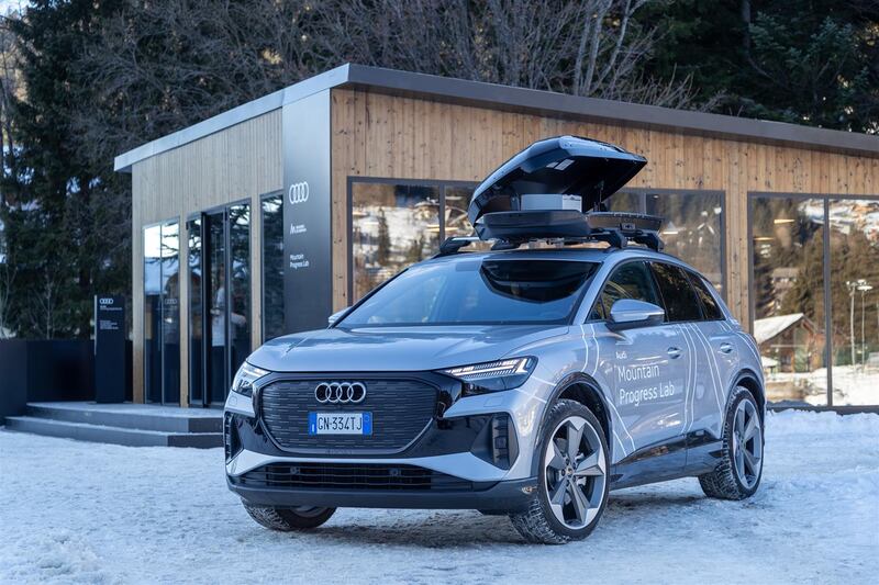 Audi Q4 etron Mountain Progress Lab