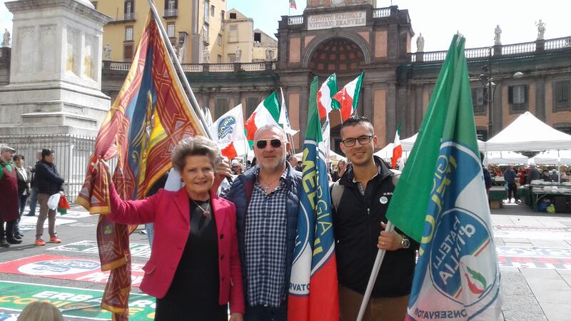 Fratelli d’Italia in corteo a Napoli: “Basta coi burocrati di Bruxelles e al Nazareno europeo” 8