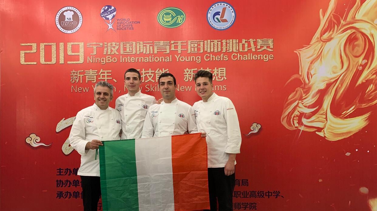 Medaglia d’oro in Cina per i giovani della Nazionale Italiana Cuochi