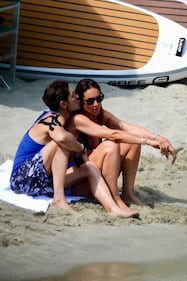 Pier Silvio Berlusconi a Portofino: le foto al mare dopo l'incidente 8