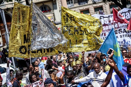 A Milano la marcia per i diritti dei migranti 5