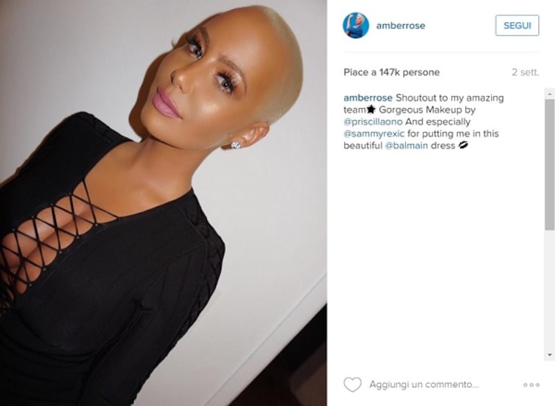 Amber Rose, anche l'ex di Kanye West difende il selfie hot di Kim Kardashian: foto 8