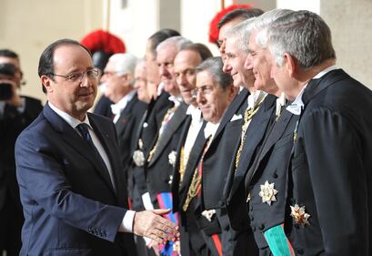 Hollande con il Papa 2