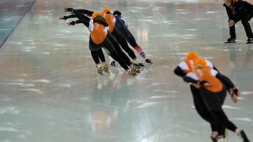 Pattinatori in allenamento alla Adler Arena di Sochi 8
