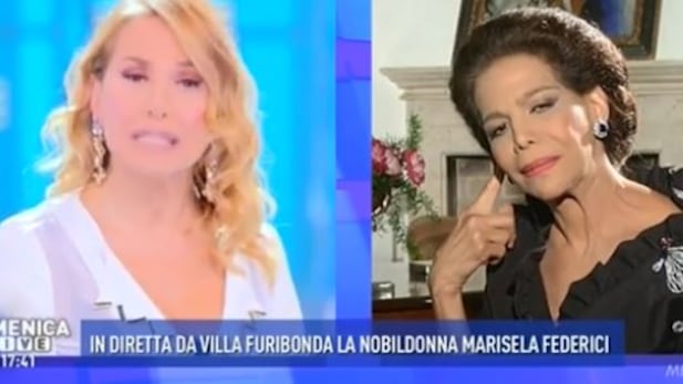 Domenica Live, Barbara D'Urso furiosa con la contessa: "Non dirmi come devo fare il mio lavoro"