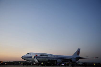 L'arrivo a Fiumicino di Xi Jinping 5