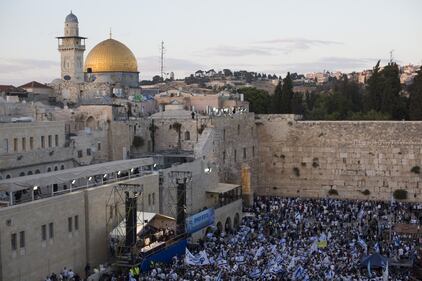La marcia israeliana fuori dalla porta di Damasco 13