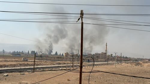 Bombardamenti o saccheggi a sud di Damasco