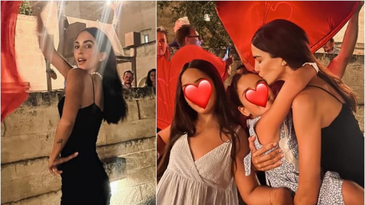 Rocio Morales, balli e baci in Puglia (e nessuna ombra di Raoul Bova)