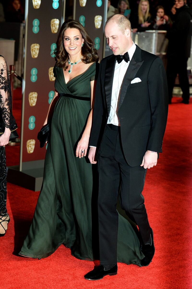 Kate Middleton incinta ai Bafta 2018 7
