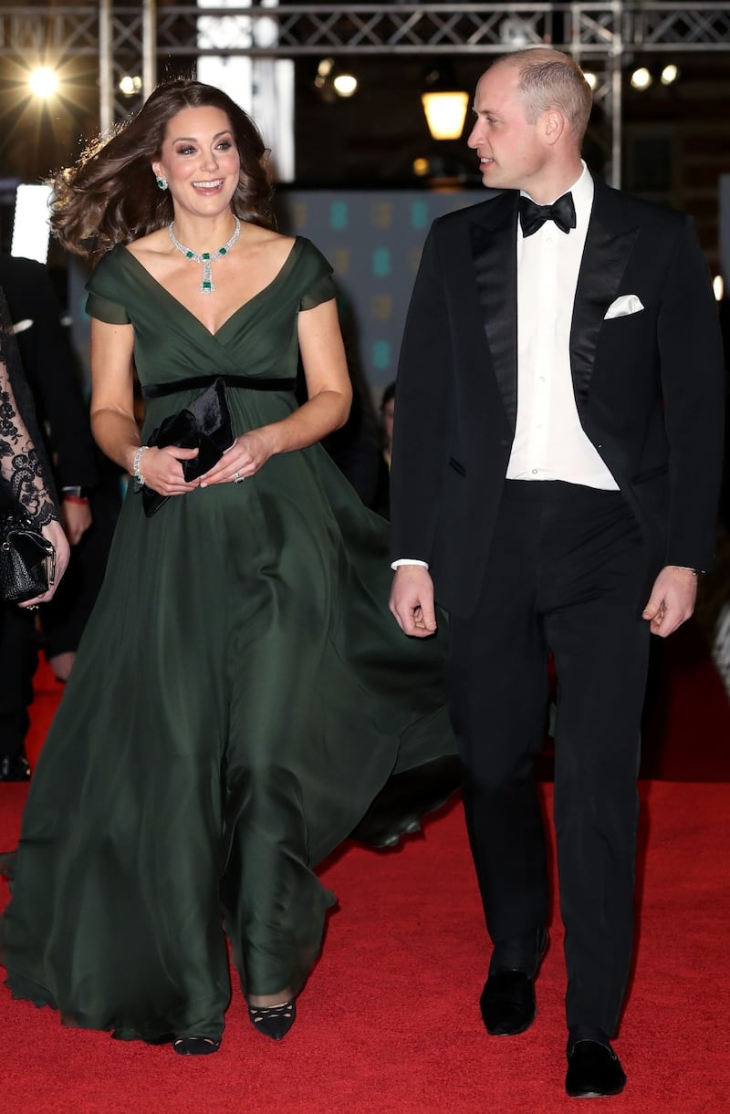 Kate Middleton incinta ai Bafta 2018 16